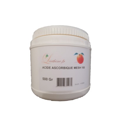 ACIDE ASCORBIQUE (VITAMINE C) MESH 80 EN POT DE 500 G