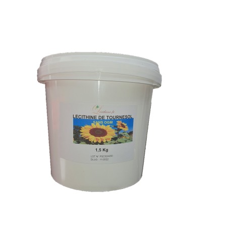 LECITHINE DE TOURNESOL SANS OGM EN SEAU DE 1.5 KG