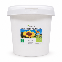 LECITHINE DE TOURNESOL "BIO" EN SEAU DE 1.5 KG