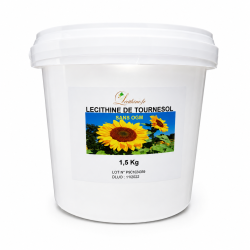 LECITHINE DE TOURNESOL SANS OGM EN SEAU DE 1.5 KG